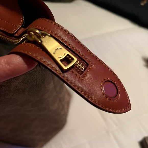 Coach Brown and Tan Tote Bag - Picture 10 of 12